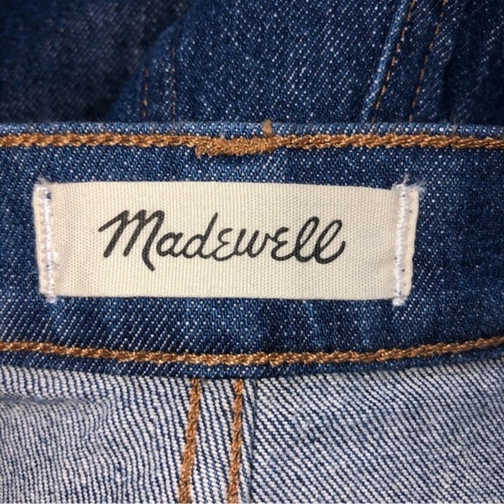 Madewell Novelty Yolk A-Line Stretch Denim Skirt 25 - Picture 6 of 8